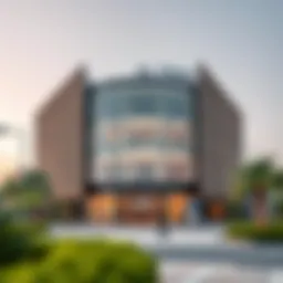 Exterior view of Al Twar Centre showcasing modern architecture