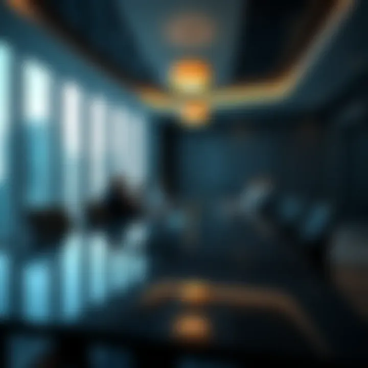 Business meeting in a conference room at Bur Dubai