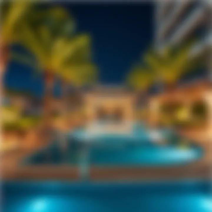 Luxurious amenities available at برج منازل 2