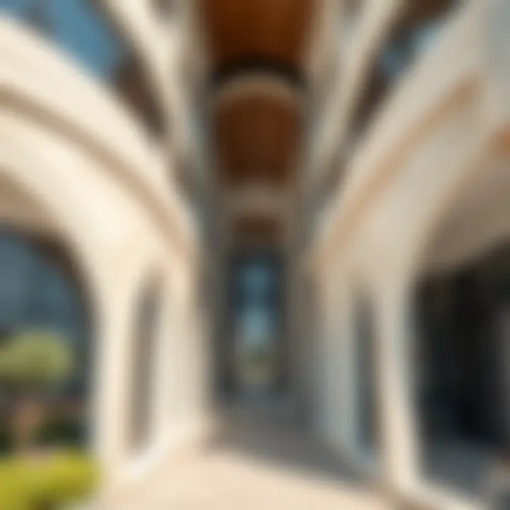 Close-up of unique architectural features in Cherrywoods