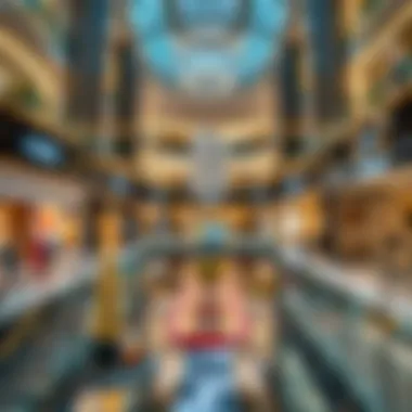 Luxurious shopping experience in a Dubai mall