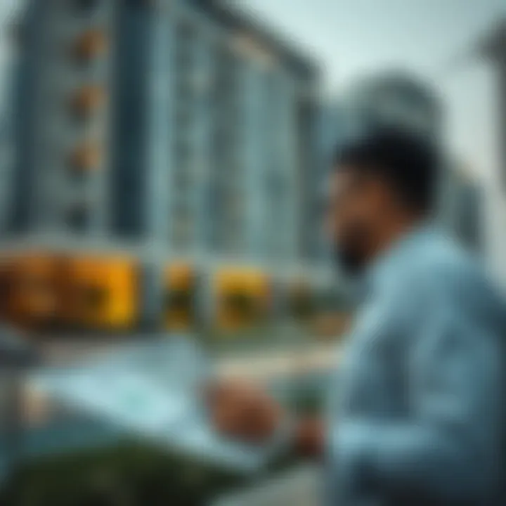 Investors Analyzing Property in Dubai Investors analyzing property in Dubai