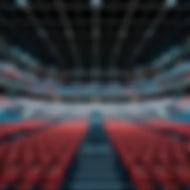 Versatile Seating: The Interior of Etihad Arena Interior seating layout emphasizing capacity and versatility