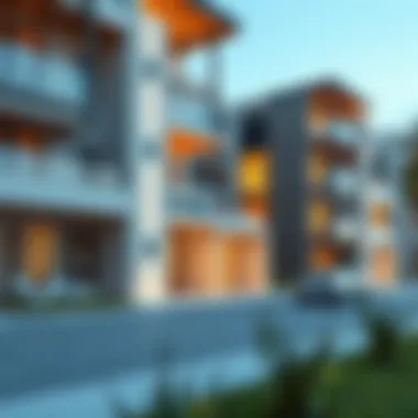 Modern residential architecture in Al Rashidiya