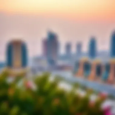 Stunning skyline view of Al Rashidiya