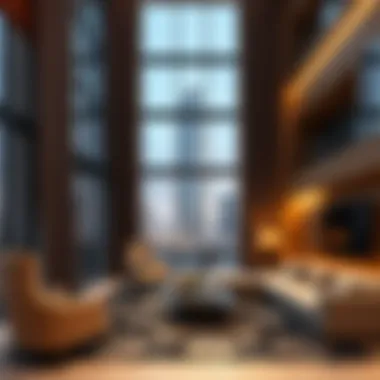 Interior shot of Al Wadi Building illustrating modern living spaces