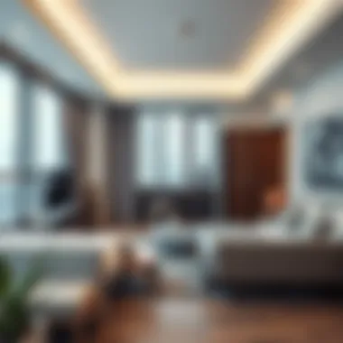 Modern shared living space in Dubai