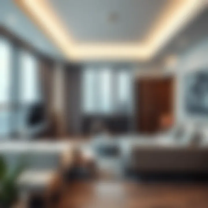 Modern shared living space in Dubai