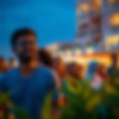 Vibrant community event showcasing the lifestyle in Damac Hills 2