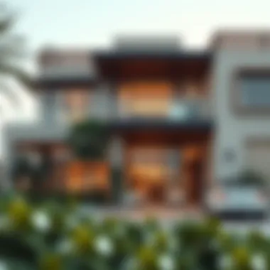 Luxurious villa in Damac Hills 2 showcasing modern architecture