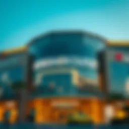 Exterior view of Designer Outlet Dubai showcasing its modern architecture