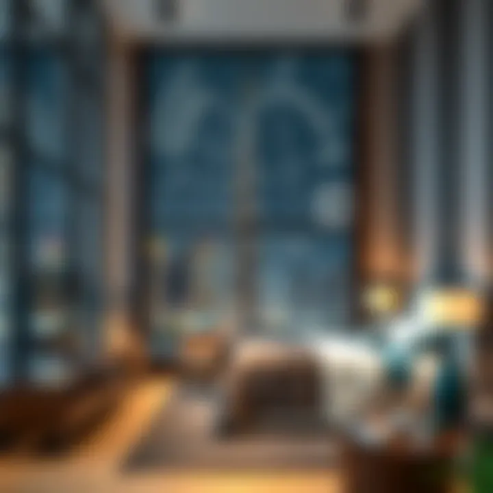 Map of prime locations for bachelor accommodations in Dubai