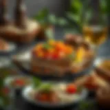 Traditional Emirati Dish Arranged Beautifully