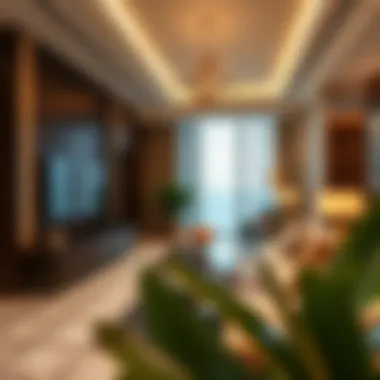 Luxury Living Room at Grand Heights Luxurious living room interior of a Grand Heights apartment