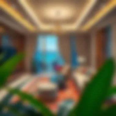 Luxurious Living Room in a Dubai Hotel Apartment Luxurious hotel apartment living room in Dubai