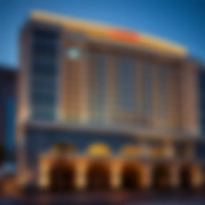 Luxury Hotel Exterior on Sheikh Zayed Road