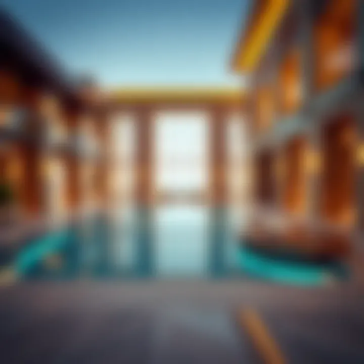 Luxurious amenities offered at Jannah Hotel, including a lavish pool