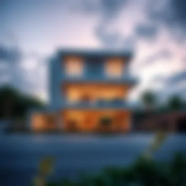 Luxurious exterior view of Lulu Residence