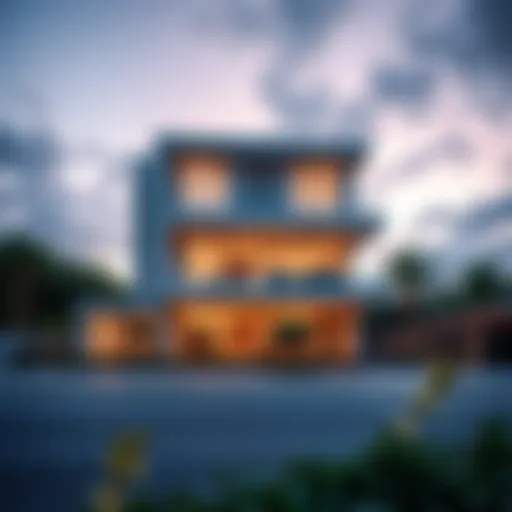 Luxurious exterior view of Lulu Residence