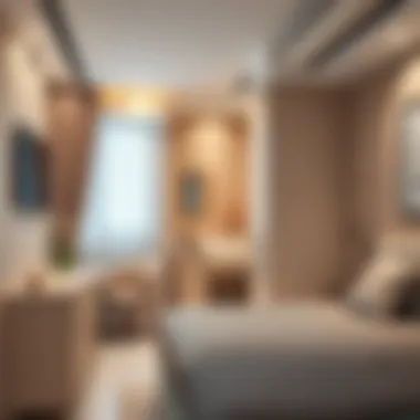 Chic Interior Design of a Maids Room Interior view of a stylish maids room in JVC