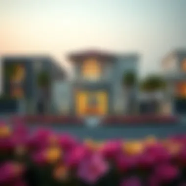 Residential Community in Muhammad Bin Rashid City Luxurious residential community within Muhammad Bin Rashid City featuring modern villas