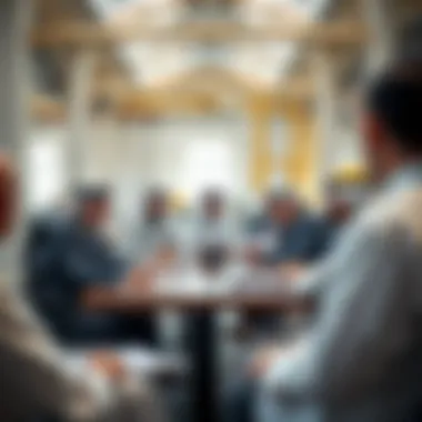 Government officials discussing policies relevant to Ras Al Khor's industrial growth.