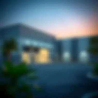 A modern warehouse facility in Ras Al Khor highlighting its commercial potential.