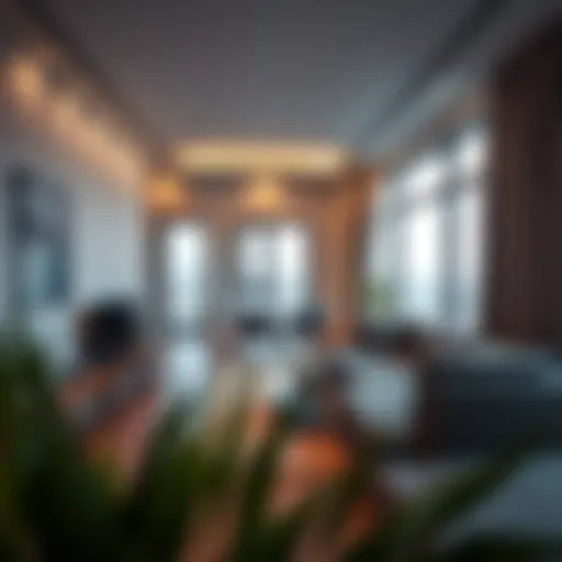 Modern apartment interior in Silicon Oasis