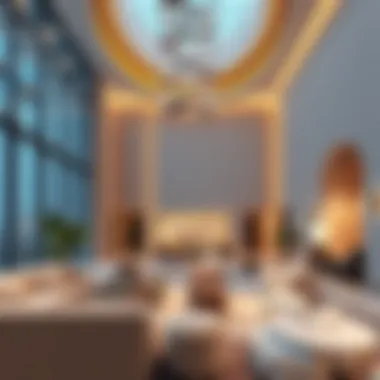 Innovative Interior of برج الغيث Interior design of برج الغيث highlighting innovation and luxury