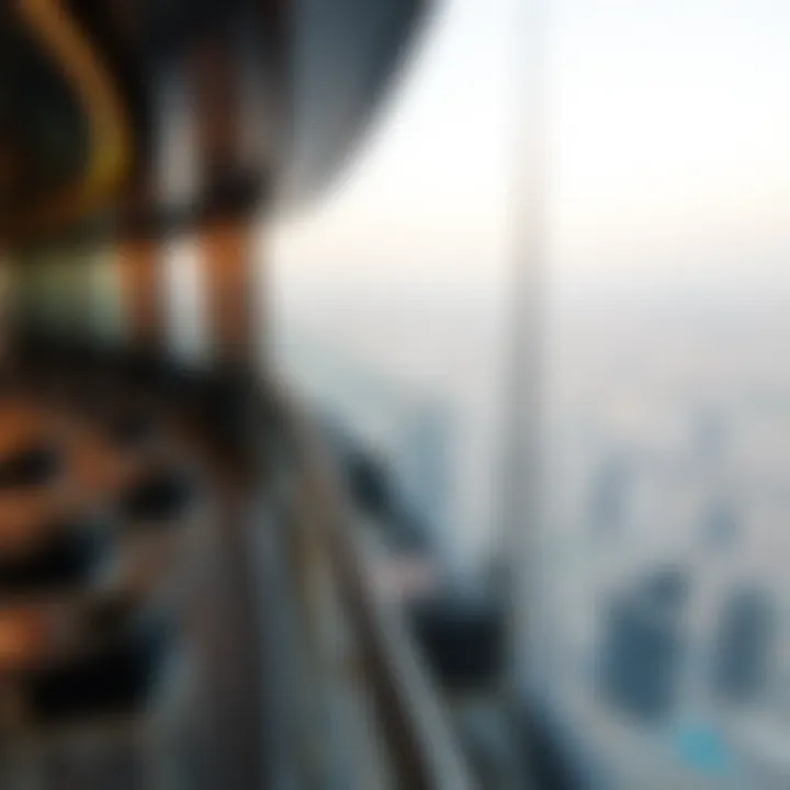 Panoramic view from the observation deck demonstrating Dubai's vast landscape