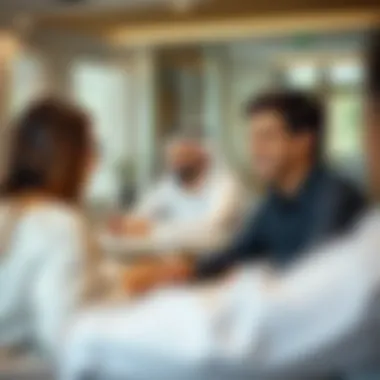 Client engagement activities at the Wasl Office