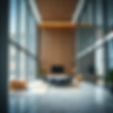 Interior view of the Wasl Office showcasing innovative design