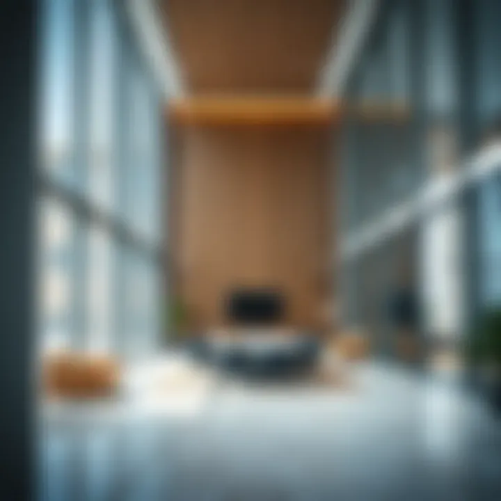 Interior view of the Wasl Office showcasing innovative design