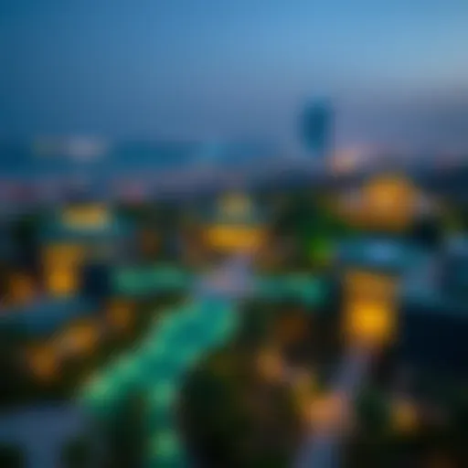 Panoramic View of Dubai Hills Park Point