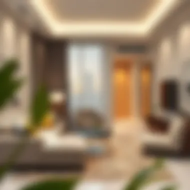 Cozy interior of a rental apartment