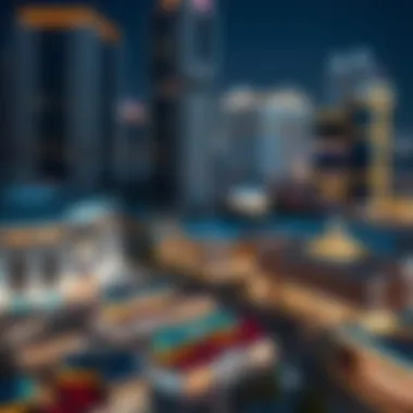 Map highlighting the Mall of Emirates area