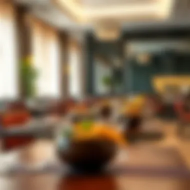 Dining area featuring diverse culinary options