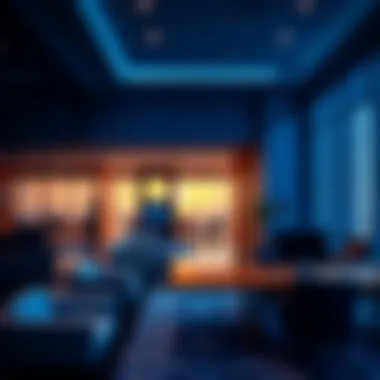 Corporate Culture Reflected in Indigo Interiors Interior design reflecting corporate culture in an indigo office