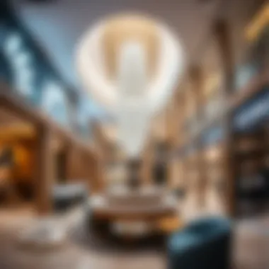 Luxury Retail Experience Inside مول الامارات Interior of مول الامارات highlighting luxury retail spaces