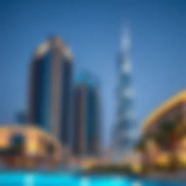 Iconic Architecture and Investment Opportunities Iconic Dubai architecture representing investment opportunities