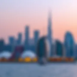 Stunning skyline of Dubai showcasing luxury properties
