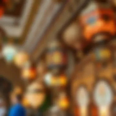 Traditional Emirati decorations during Ramadan