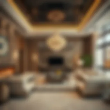 Luxurious interior of a modern Dubai Hills residence