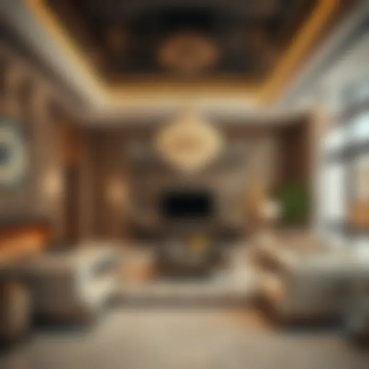 Luxurious interior of a modern Dubai Hills residence