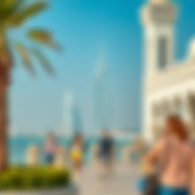 Tourism Highlights During UAE Holidays Tourists enjoying a holiday experience in Abu Dhabi