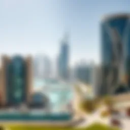 Stunning skyline of Rio Dubai showcasing modern architecture