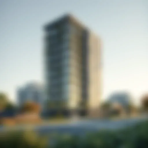 Modern eco-friendly building in Dubai