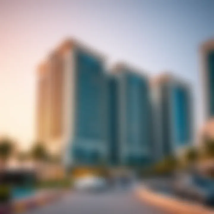 Stunning view of The Pointe Dubai showcasing modern architecture