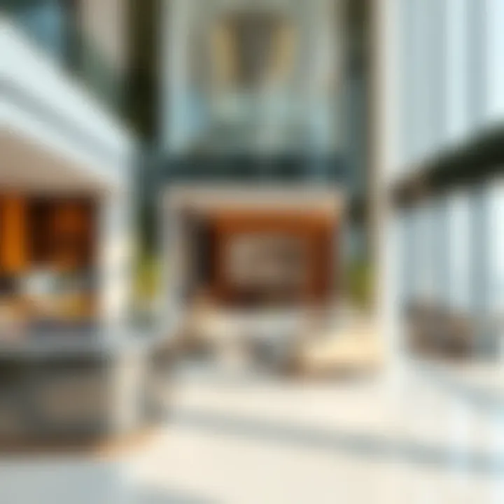 Interior space of the Reflection Tower highlighting contemporary living standards